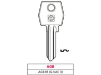 chiave ottone agb1r (g. vac 3) agb cod:ferx.vit47555
