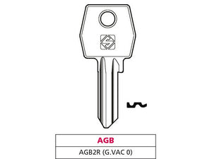chiave ottone agb2r (g. vac 0) agb cod:ferx.vit47572