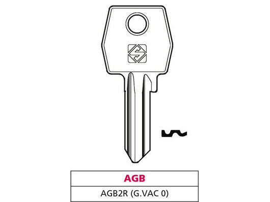 chiave ottone agb2r (g. vac 0) agb cod:ferx.vit47572