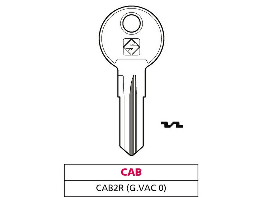 chiave ottone cab2r (g. vac 0) cab cod:ferx.vit47598