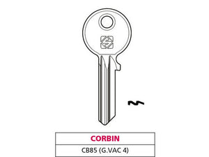 chiave ottone cb85 (g. vac 4) corbin cod:ferx.vit47582