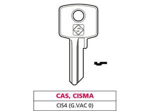 chiave ottone cis4 (g. vac 0) cas-cisma cod:ferx.vit47597