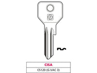chiave ottone cs120 (g. vac 3) cisa cod:ferx.vit47562