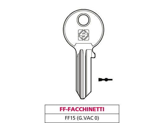 chiave ottone ff15 (g. vac 0) ff-facchinetti cod:ferx.vit47576
