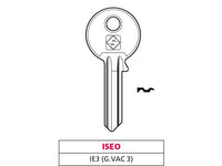 chiave ottone ie3 (g. vac 3) iseo cod:ferx.vit47579