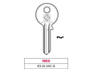 chiave ottone ie3 (g. vac 3) iseo cod:ferx.vit47579