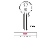 chiave ottone ie31 (g. vac 2) iseo cod:ferx.vit47557