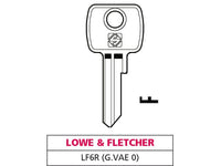 chiave ottone lf6r (g. vae 0) lowe & fletcher cod:ferx.vit47610