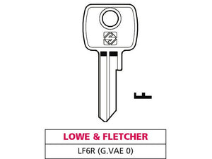 chiave ottone lf6r (g. vae 0) lowe & fletcher cod:ferx.vit47610
