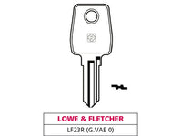 chiave ottone lf23r (g. vae 0) lowe & fletcher cod:ferx.vit47591