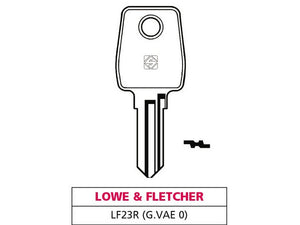 chiave ottone lf23r (g. vae 0) lowe & fletcher cod:ferx.vit47591