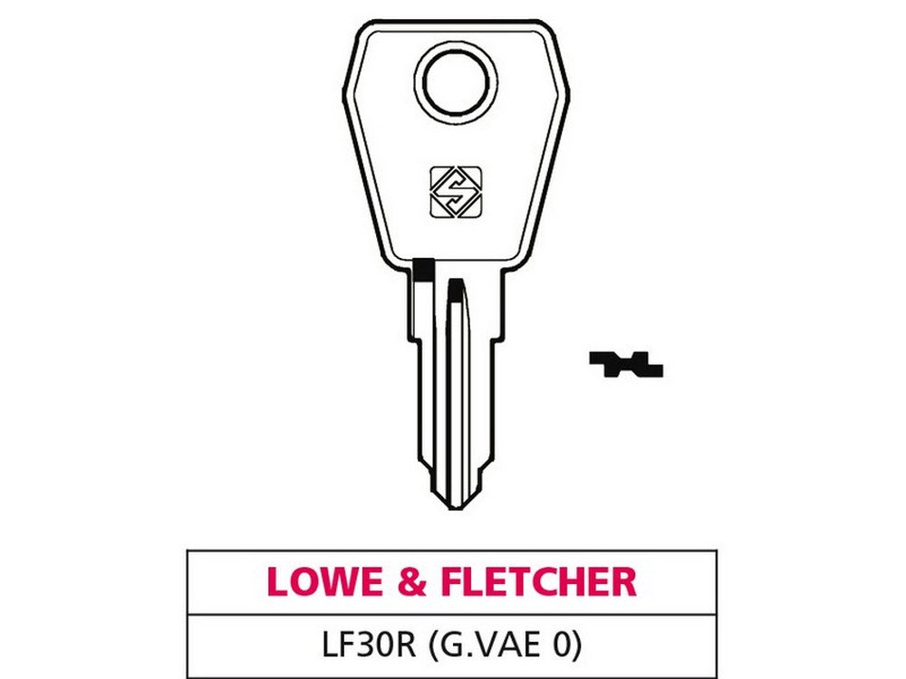 chiave ottone lf30r (g. vae 0) lowe & fletcher cod:ferx.vit47585
