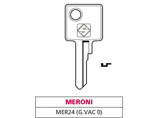 chiave ottone mer24 (g. vac 0) meroni cod:ferx.vit47592