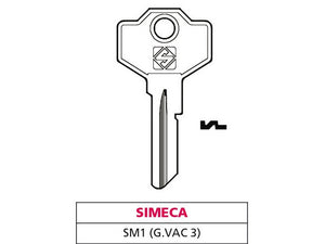 chiave ottone sm1 (g. vac 3) simeca cod:ferx.vit47580