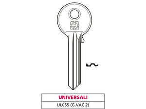 chiave ottone ul055 (g. vac 2) universale cod:ferx.vit47722