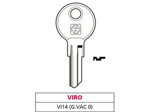 chiave ottone vi14 (g. vac 0) viro cod:ferx.vit47627