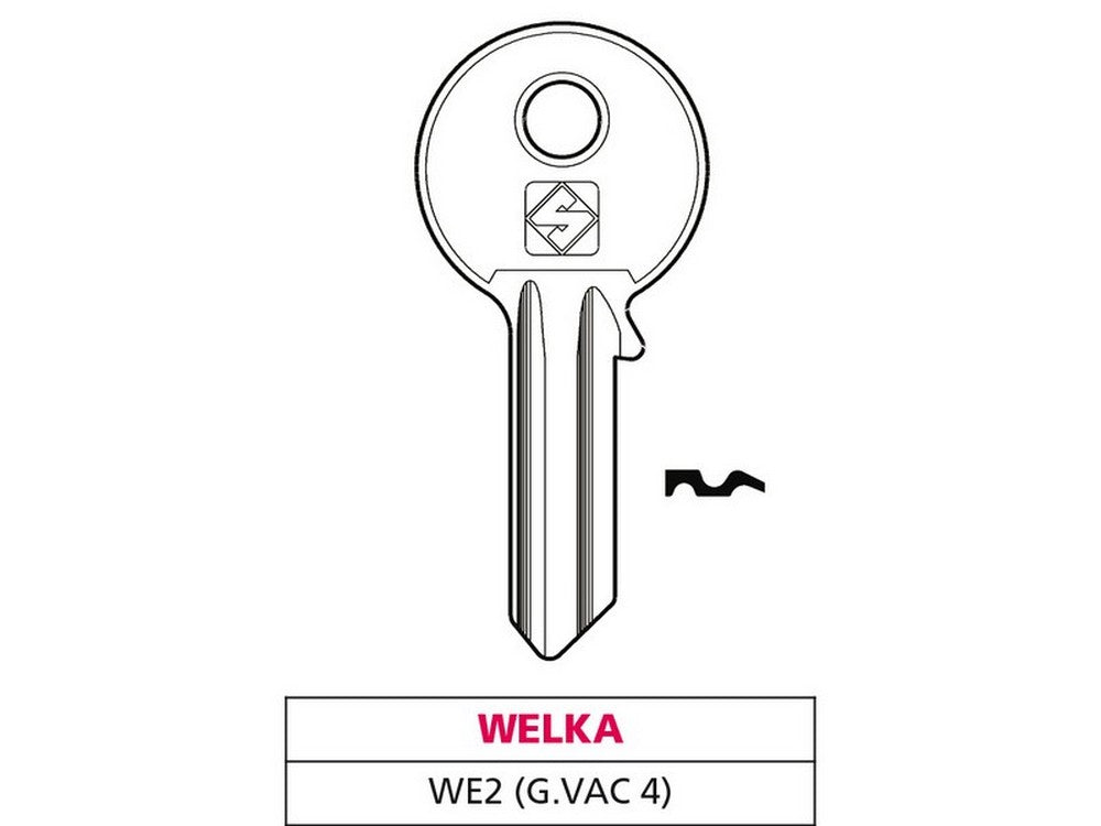 chiave ottone we2 (g. vac 4) welka cod:ferx.vit47569