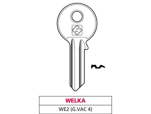 chiave ottone we2 (g. vac 4) welka cod:ferx.vit47569