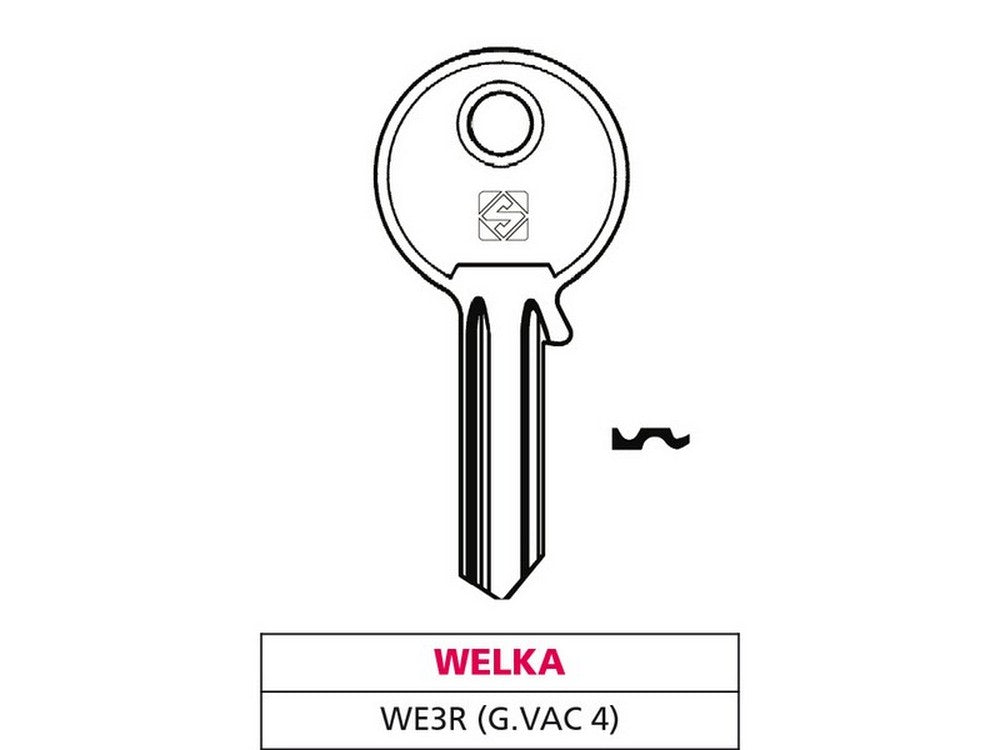 chiave ottone we3r (g. vac 4) welka cod:ferx.vit47608