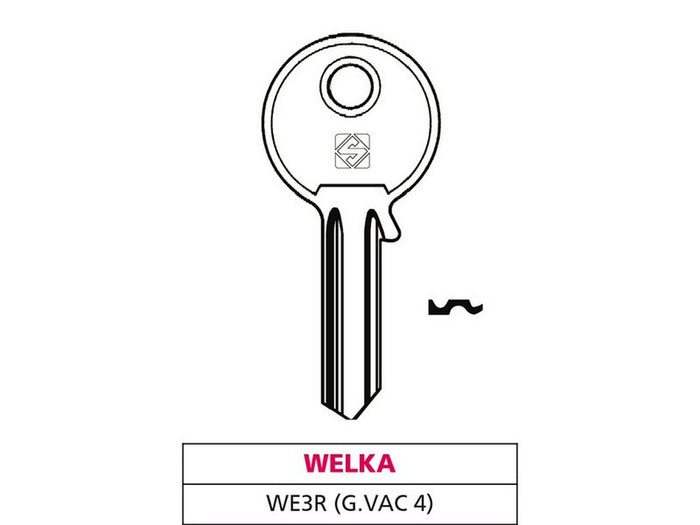 chiave ottone we3r (g. vac 4) welka cod:ferx.vit47608