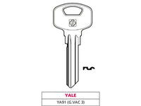 chiave ottone ya91 (g. vac 3) yale cod:ferx.vit47547