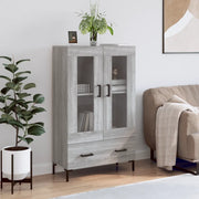 Credenza-Buffet-Armadio da cucina Grigio Sonoma 69,5x31x115 cm in Legno Multistrato 938807