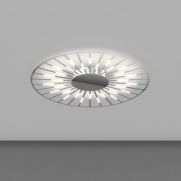 Plafoniera-Applique Moderna Around You Metallo Cromo Led A Vista 61W 3000K