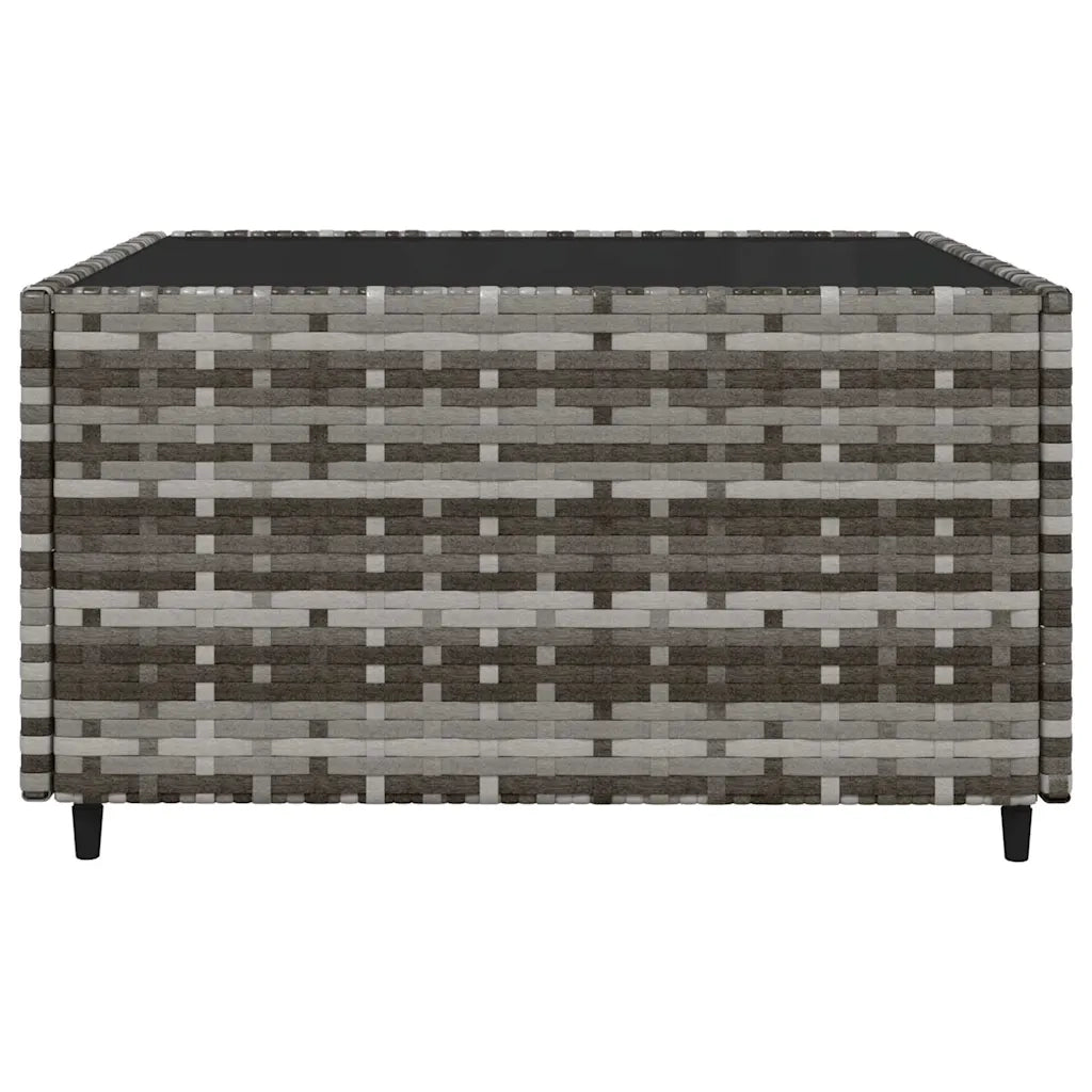 Set Divani da Giardino 3 pz | Set Salotto da Giardino con Cuscini in Polyrattan Grigio