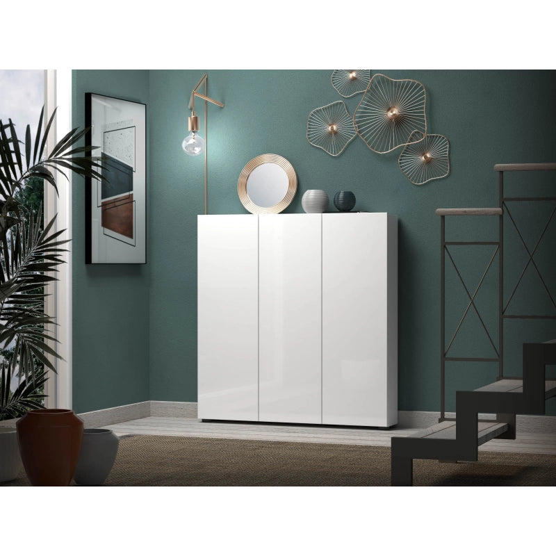 Scarpiera con 3 anta e 5+5 ripiani SPAZIO made in Italy
