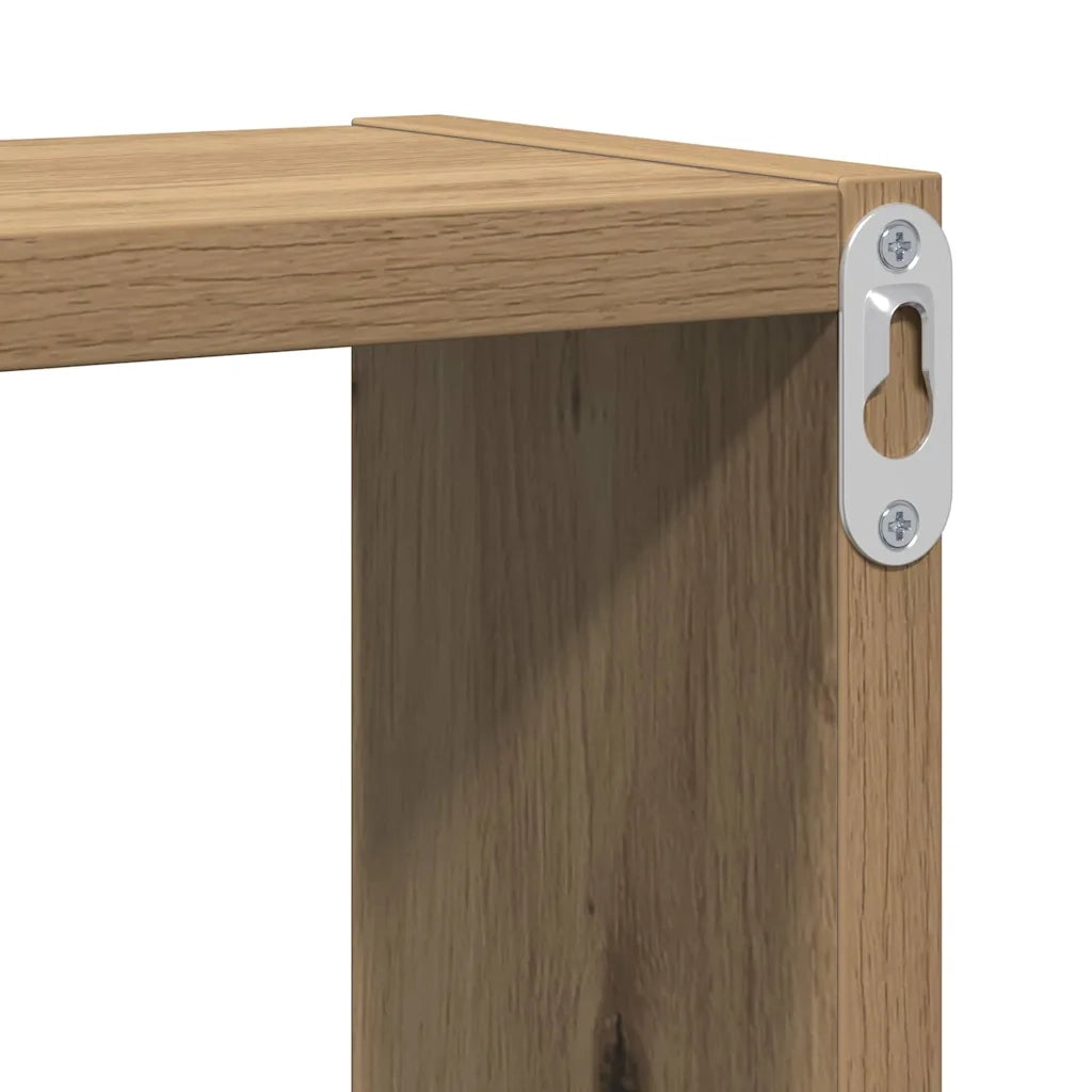 Scaffale da parete Rovere artigianale 96 x 12 x 64 cm
