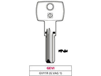 chiave punzonata ottone gvy1r (g. vag 1) gevy cod:ferx.vit47513