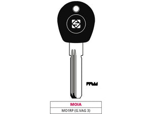 chiave punzonata ottone mo1rp (g. vag 3) moia cod:ferx.vit47520