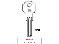 chiave punzonata ottone pf21 (g. vag 2) prefer cod:ferx.vit47533