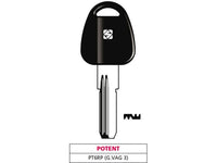 chiave punzonata ottone pt6rp (g. vag 3) potent cod:ferx.vit47512