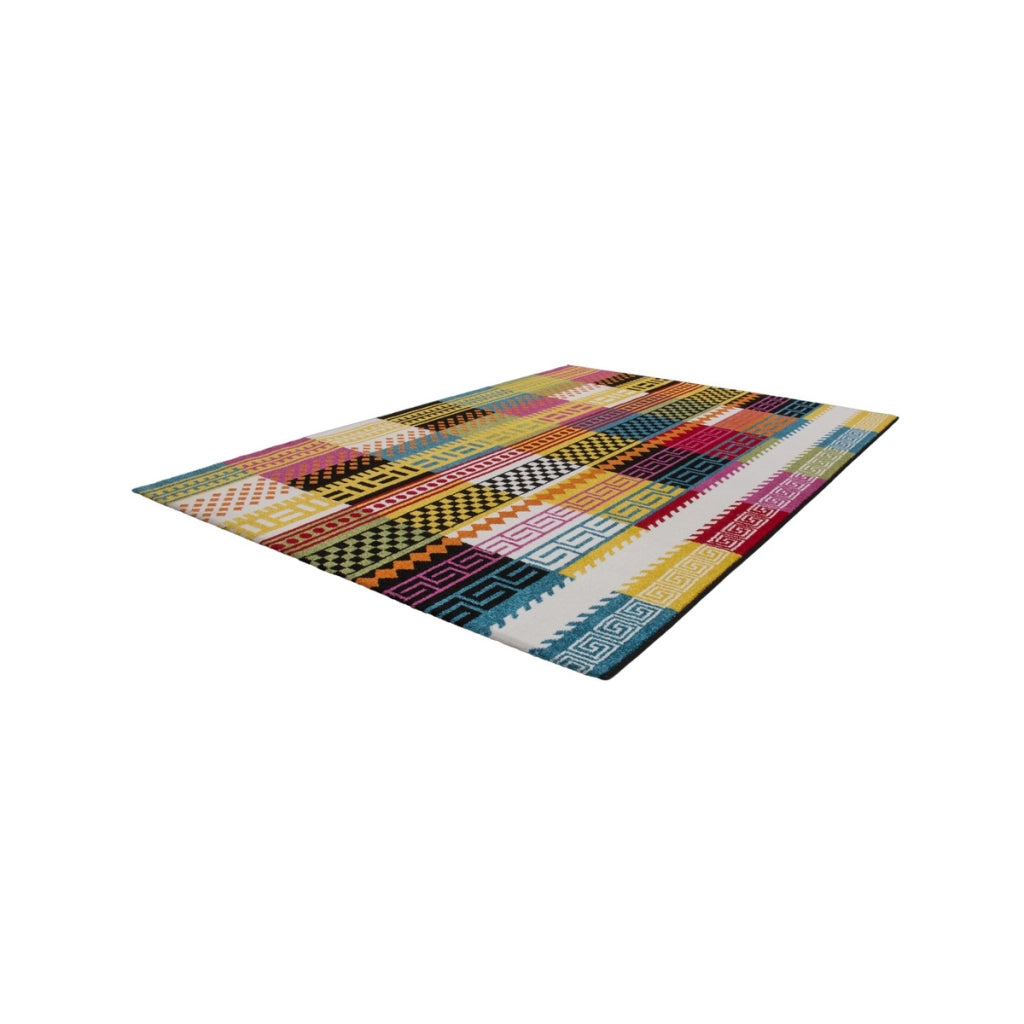 Tappeto moderno Caribbean Guayama Multicolor a pelo corto