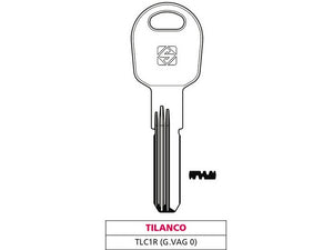 chiave punzonata ottone tlc1r (g. vag 0) tilanco cod:ferx.vit47536