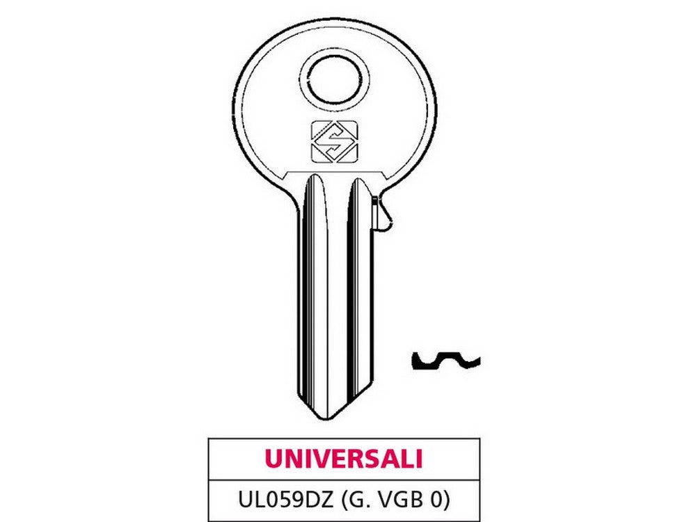 chiave silky ottone ul059dz (g.vgb 0) universale cod:ferx.vit47417