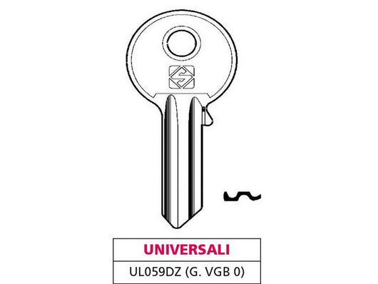chiave silky ottone ul059dz (g.vgb 0) universale cod:ferx.vit47417