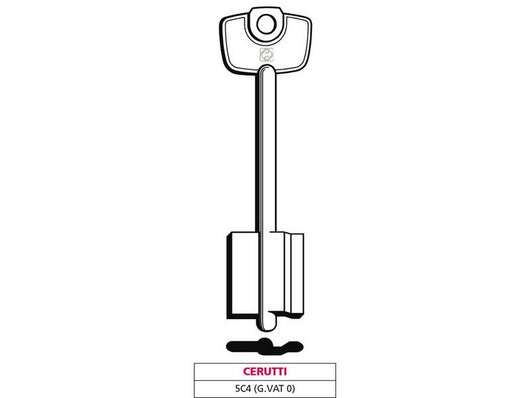 chiave a doppia mappa 5c4 (g. vat 0) cerutti cod:ferx.vit47633