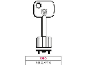 chiave a doppia mappa 5ie5 (g. vat 0) iseo cod:ferx.vit47663