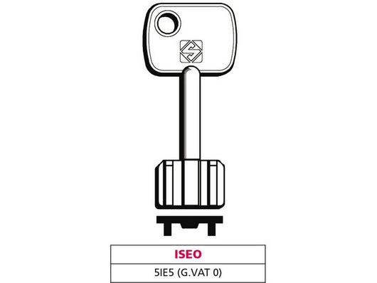 chiave a doppia mappa 5ie5 (g. vat 0) iseo cod:ferx.vit47663