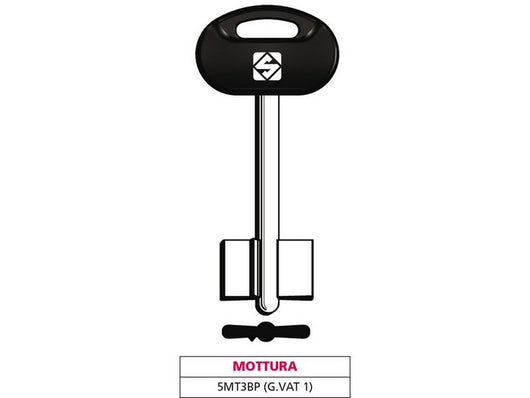 chiave a doppia mappa 5mt3bp (g. vat 1) mottura cod:ferx.vit47660