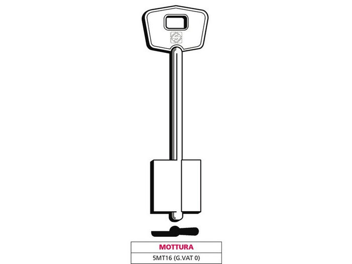 chiave a doppia mappa 5mt16 (g. vat 0) mottura cod:ferx.vit47641