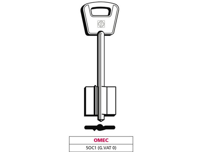 chiave a doppia mappa 5oc1 (g. vat 0) omec cod:ferx.vit47656