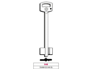chiave a doppia mappa 5sab4 (g. vas 0) sab cod:ferx.vit47655
