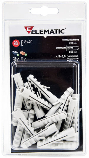 elematic blister tassello e 6 da 30 pz cod:ferx.12067