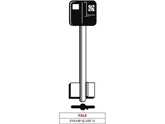 chiave a doppia mappa 5ya14p (g. vat 1) yale cod:ferx.vit47671