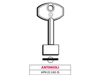 chiave a doppia mappa apn (g. vas 0) antonioli cod:ferx.vit47669