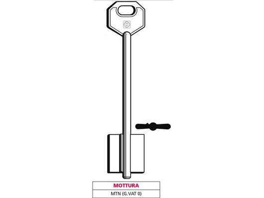 chiave a doppia mappa mtn (g. vat 0) mottura cod:ferx.vit47634