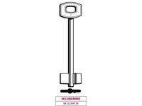 chiave a doppia mappa sb (g. vat 0) securemme cod:ferx.vit47662